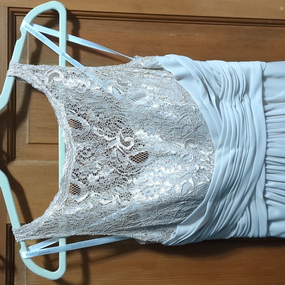 Shimmery David's Bridal Dress - Picture 2 of 12